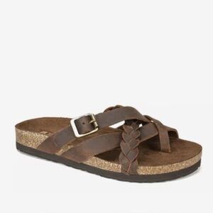 White Mountain Harrington Sandal in Dark Brown Women’s Size 10